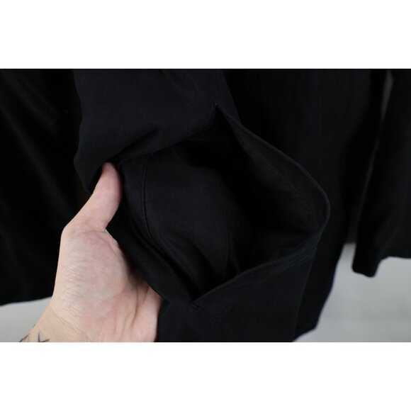 Vintage 90s Ralph Lauren Mens 38S Faded Microfiber Button Trench Coat Jacket - Picture 5 of 16